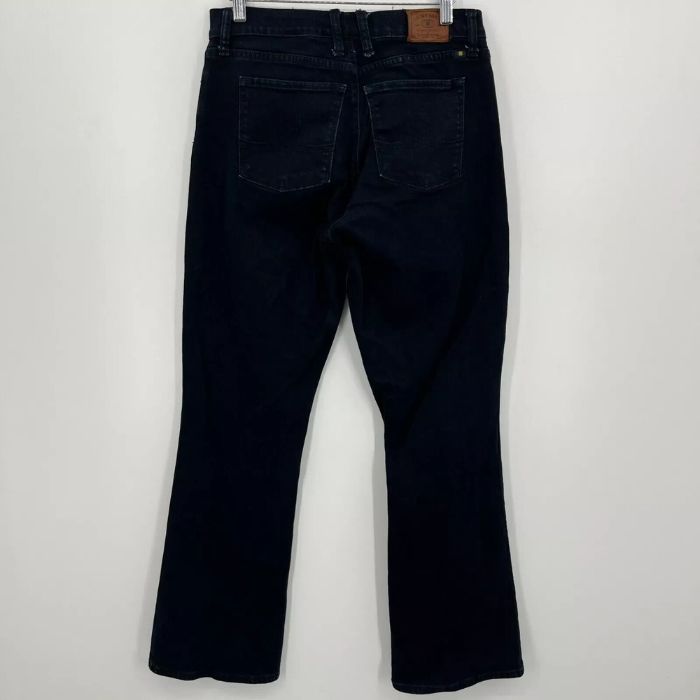 Lucky Brand Jeans Women's Size 31 Blue Sofia Boot Cut Dark Wash Cotton